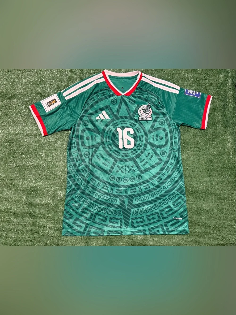 Julian Quiñones #16 Mexico Home Jersey 26/27